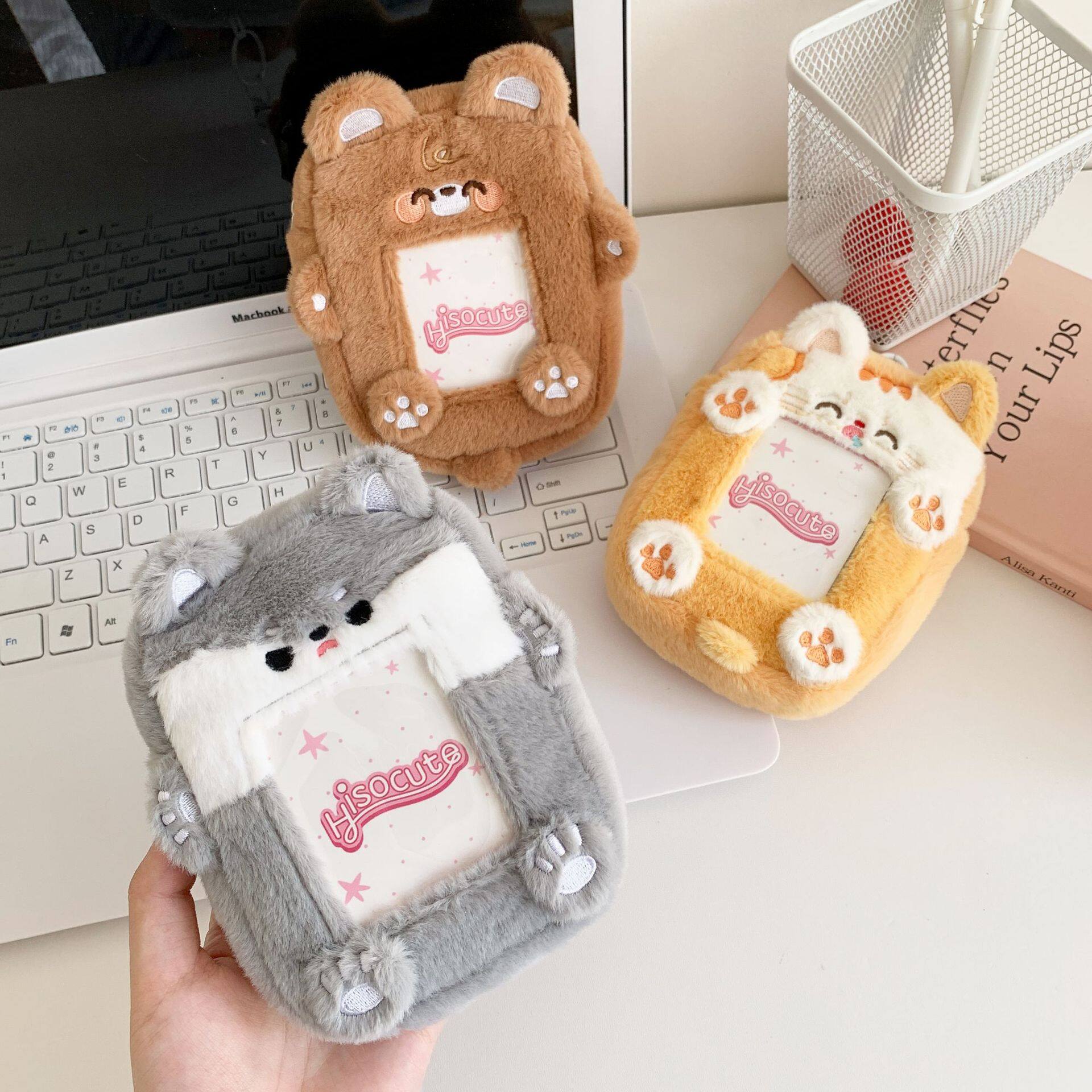 ぬいぐるみカードケース｜動物・学生向け・かわいい・カートゥーン・小銭入れ・収納・キーホルダー|undefined