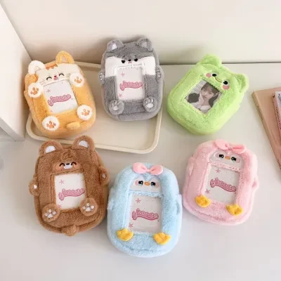 ぬいぐるみカードケース｜動物・学生向け・かわいい・カートゥーン・小銭入れ・収納・キーホルダー