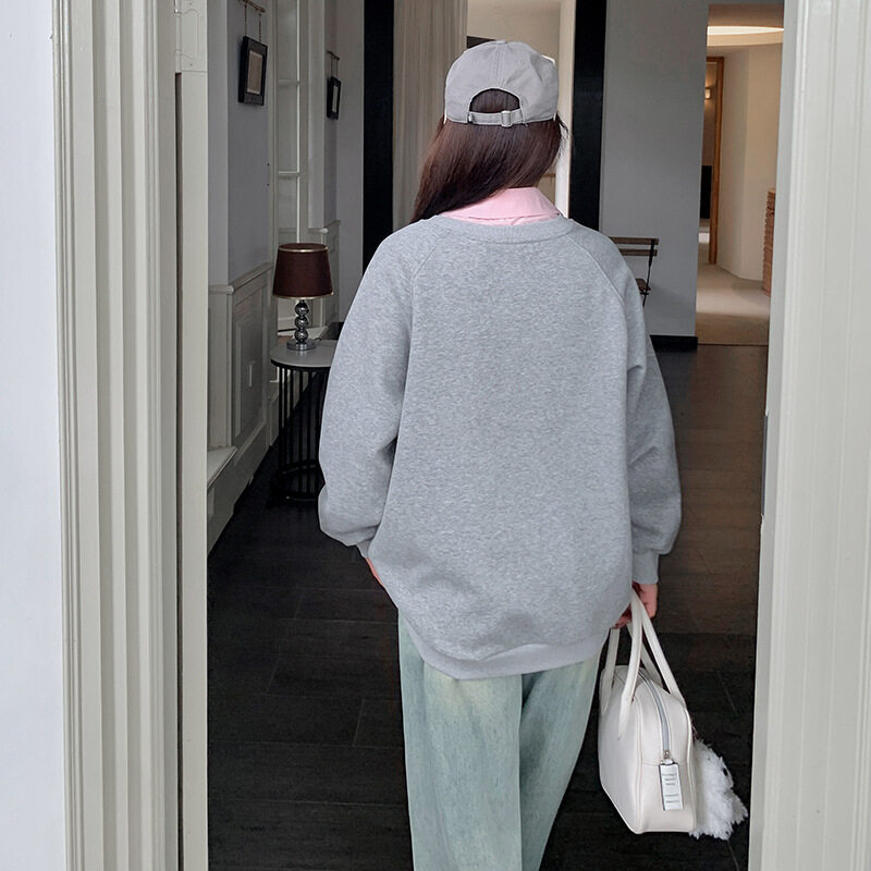 スウェットシャツ｜大きいサイズ・オーバーサイズ・ルーズフィット・レイヤード風・秋冬新作・カジュアル・ゆったり|undefined