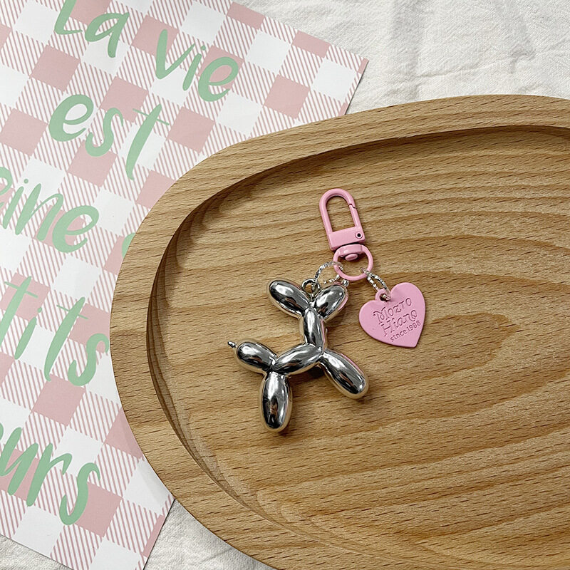 バルーンドッグ型キーホルダー｜【2個】カップル・DIY・バッグチャーム・アクセサリー|undefined