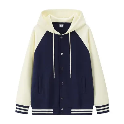 JUNKY CLASSIC プルオーバーパーカー｜カーディガン・ラグランスリーブ・スウェット・ユニフォーム・カフェ・ビッグサイズ・ジャケット・ボタン