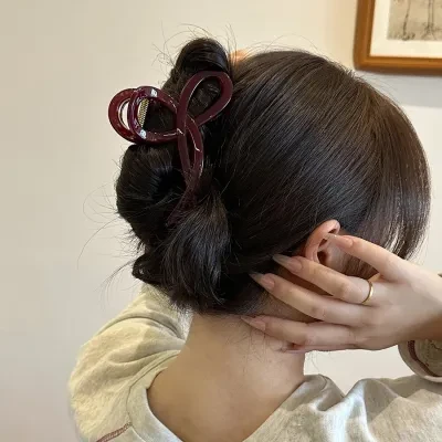 ヘアクリップ｜高級・バタフライ・クリップ・大サイズ・おしゃれ・髪留め