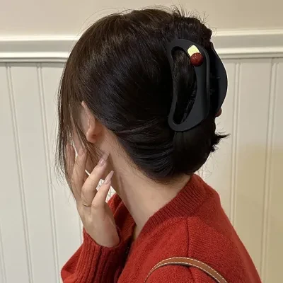 YOOYOOTOWN ヘアクリップ｜レトロ・秋冬・大きめ・髪型・おしゃれ・髪飾り