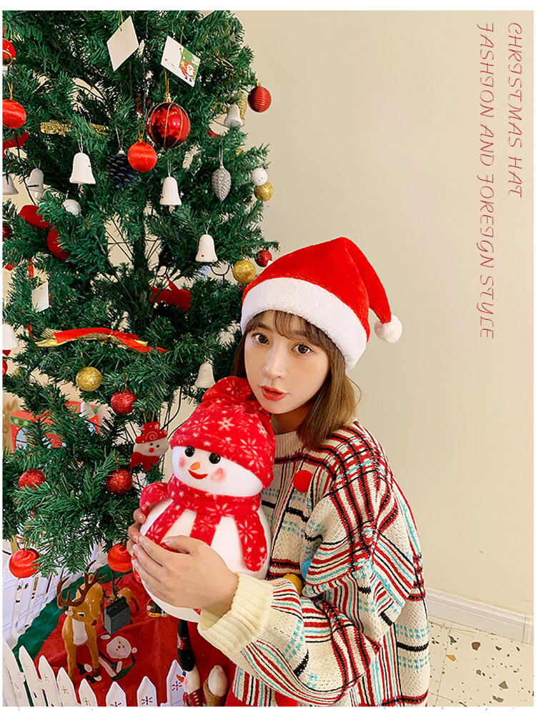 長毛フリース・クリスマス帽子 ｜子供用・大人用・クリスマスギフト・装飾品・かわいい|undefined
