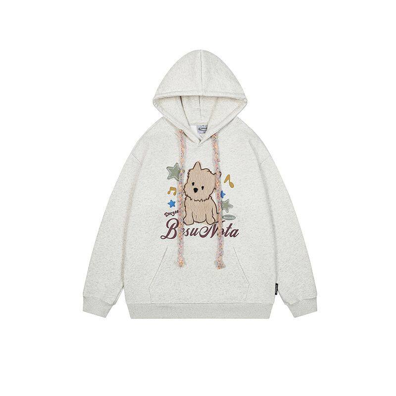 パーカー｜刺繍・フード付き・秋用・かわいい・ガーリー|undefined