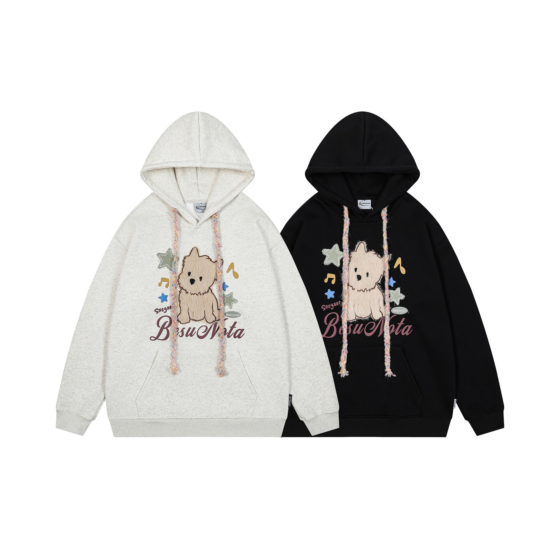 パーカー｜刺繍・フード付き・秋用・かわいい・ガーリー|undefined