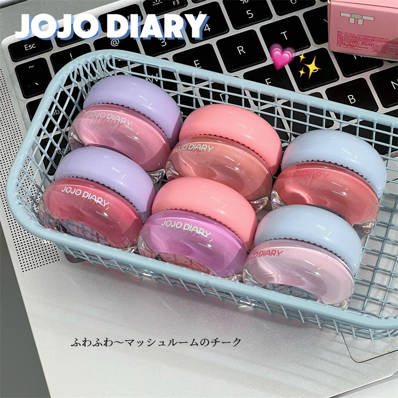 JOJO DIARY チーククリーム｜マット・ベルベット・クリーム・チーク・低彩度・ピーチカラー・ナチュラルメイク・学生向け・リップ＆チーク|undefined