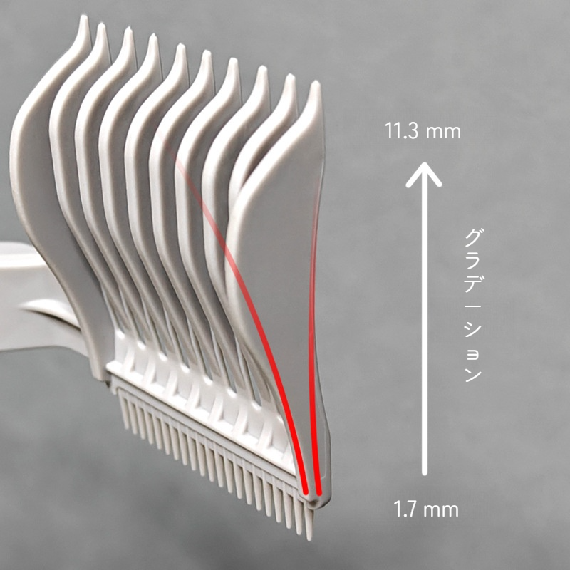 理髪用コーム｜自分でカット・位置決め・ヘアスタイル補助・平頭・バリカン用・カット職人専用|undefined