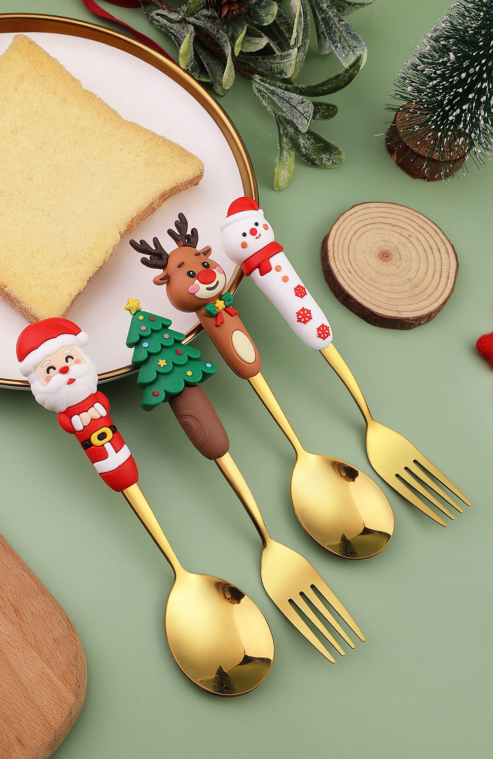 クリスマスシリーズスプーン｜フォーク・カトラリーセット・かわいい