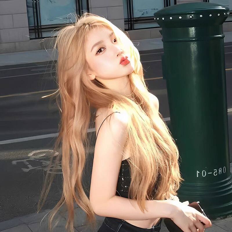 ウィッグ｜ロング・カール・金色・大波ウェーブ・ナチュラル・ファッション・全頭タイプ・セクシー|undefined