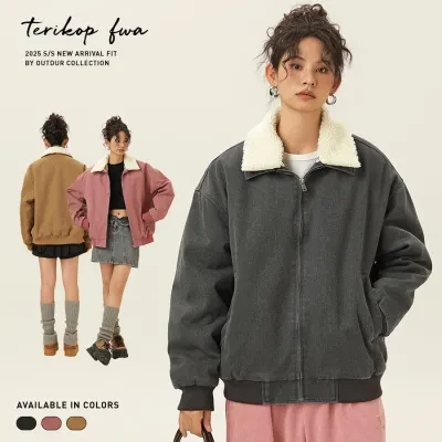 ジャケット｜冬服・ショート丈・取り外し可能・コットン・小柄向け・デニム