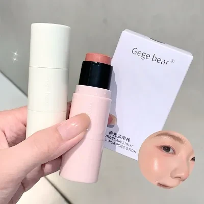KaiQi Gegebearチーク｜水光多用棒・双頭・保湿・秋冬・乾燥防止・発色・ナチュラル・持続・チークスティック