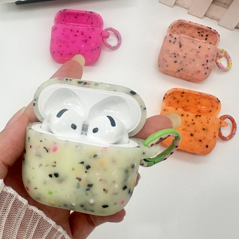 イヤホンケース｜airpods用・夜光・蛍光シリコン・ソフトケース・保護ケース・airpods 1－4・airpods pro1-2|undefined