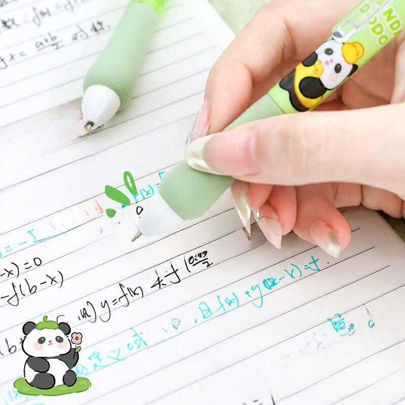 ボールペン｜パンダ・0.5mm・速乾・学生向け・押し出し式・黒インク|undefined