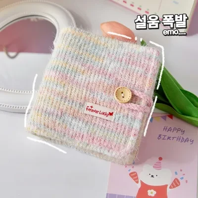 コレクトブック｜韓国風・3インチ・1ポケット・ポラロイド・トレカ収納・推し活・布製