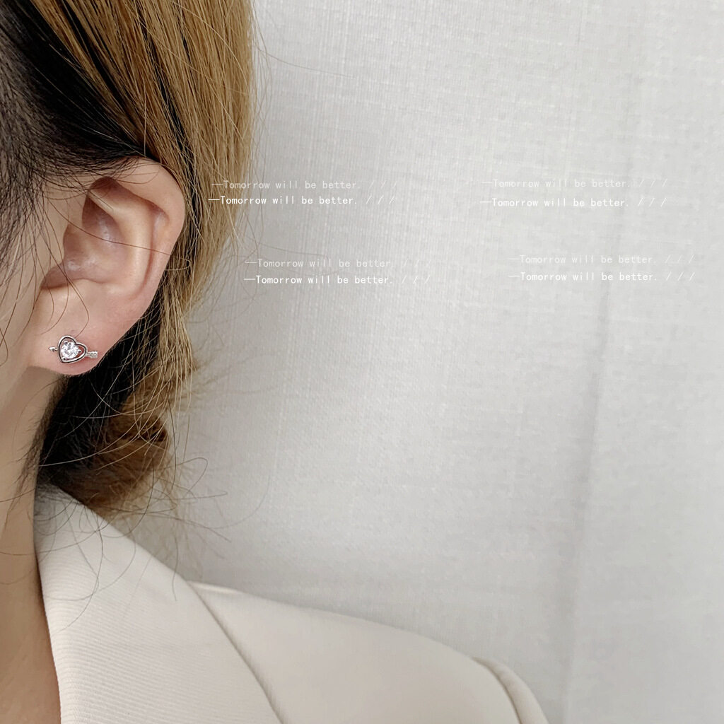 ピアス｜925シルバー・ジルコニア・ミニ・シンプルデザイン・おしゃれ|undefined