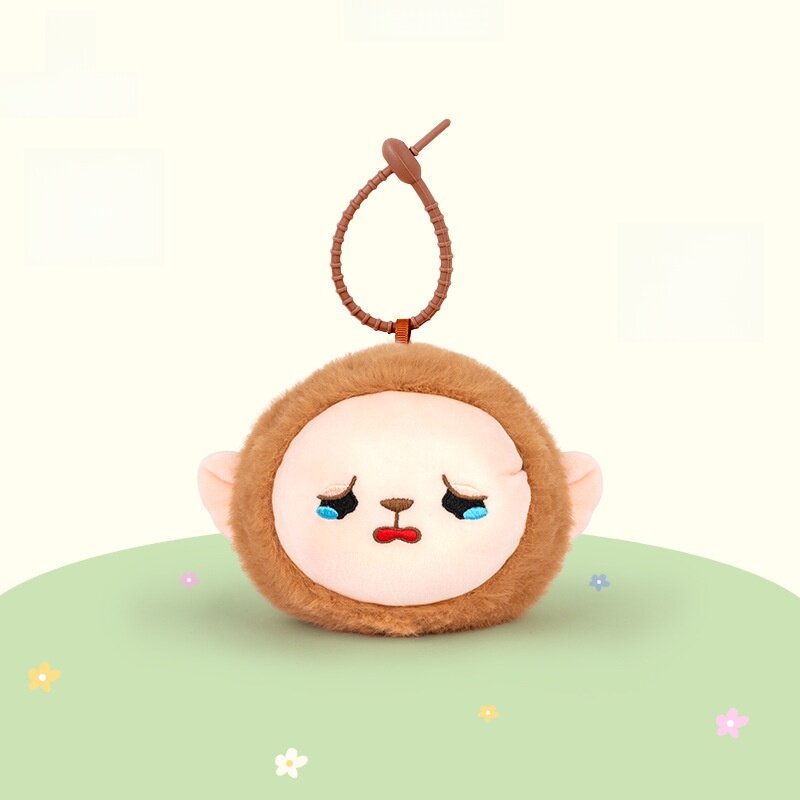 Duoai正規品・ぬいぐるみ・モンキー・キーホルダー・バックチャーム・変顔・かわいい・おもちゃ・卸売・ストレス解消・ギフト|undefined