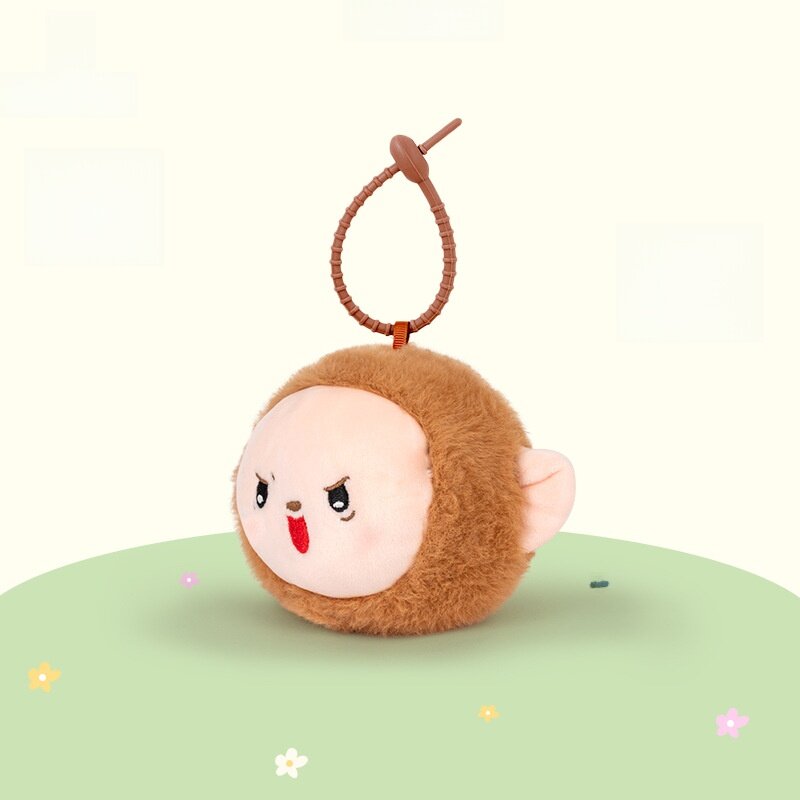 Duoai正規品・ぬいぐるみ・モンキー・キーホルダー・バックチャーム・変顔・かわいい・おもちゃ・卸売・ストレス解消・ギフト|undefined
