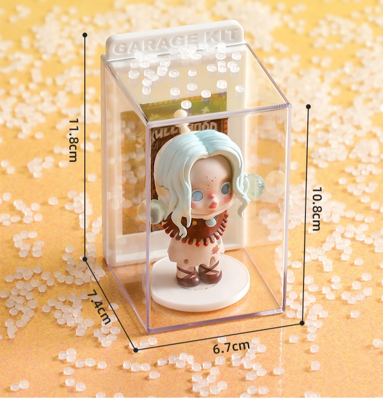 防塵フィギュア収納ボックス｜アクリル製・透明・ブラインドボックス収納・ディスプレイラック・コレクション用・ポップマート・モデル展示用|undefined