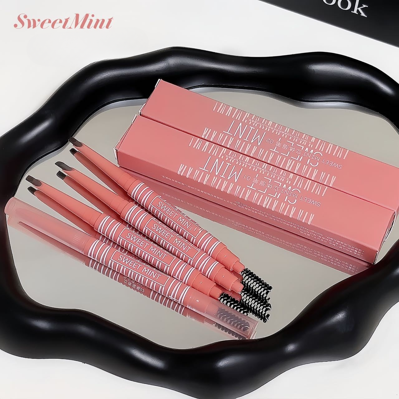 SWEET MINTアイブロウ｜ダブルヘッド・ナチュラル・立体感・初心者向け・にじみにくい・メイクアップ|undefined
