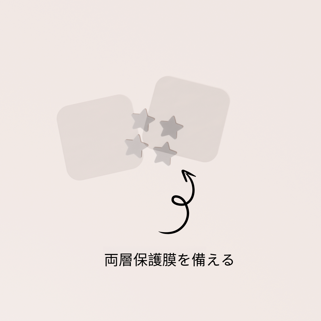 【32粒】Puzzyニキビパッチ｜銀色・星・かわいい・カバー・ニキビ跡・メイク可能・隔離効果|undefined