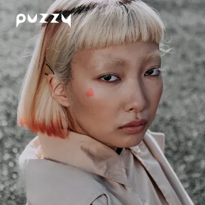【32粒】Puzzyニキビパッチ｜カラフル・ハート型・カバー・ニキビ跡・メイク可能・かわいい