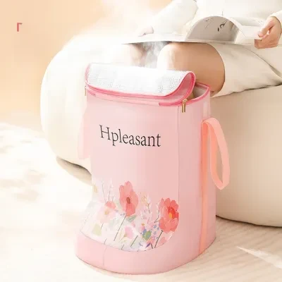 折りたたみ式・家庭用・足湯桶・小腿保温・携帯便利・洗脚盆・足浴・宿舎用・浸脚袋・便利な足湯アイテム
