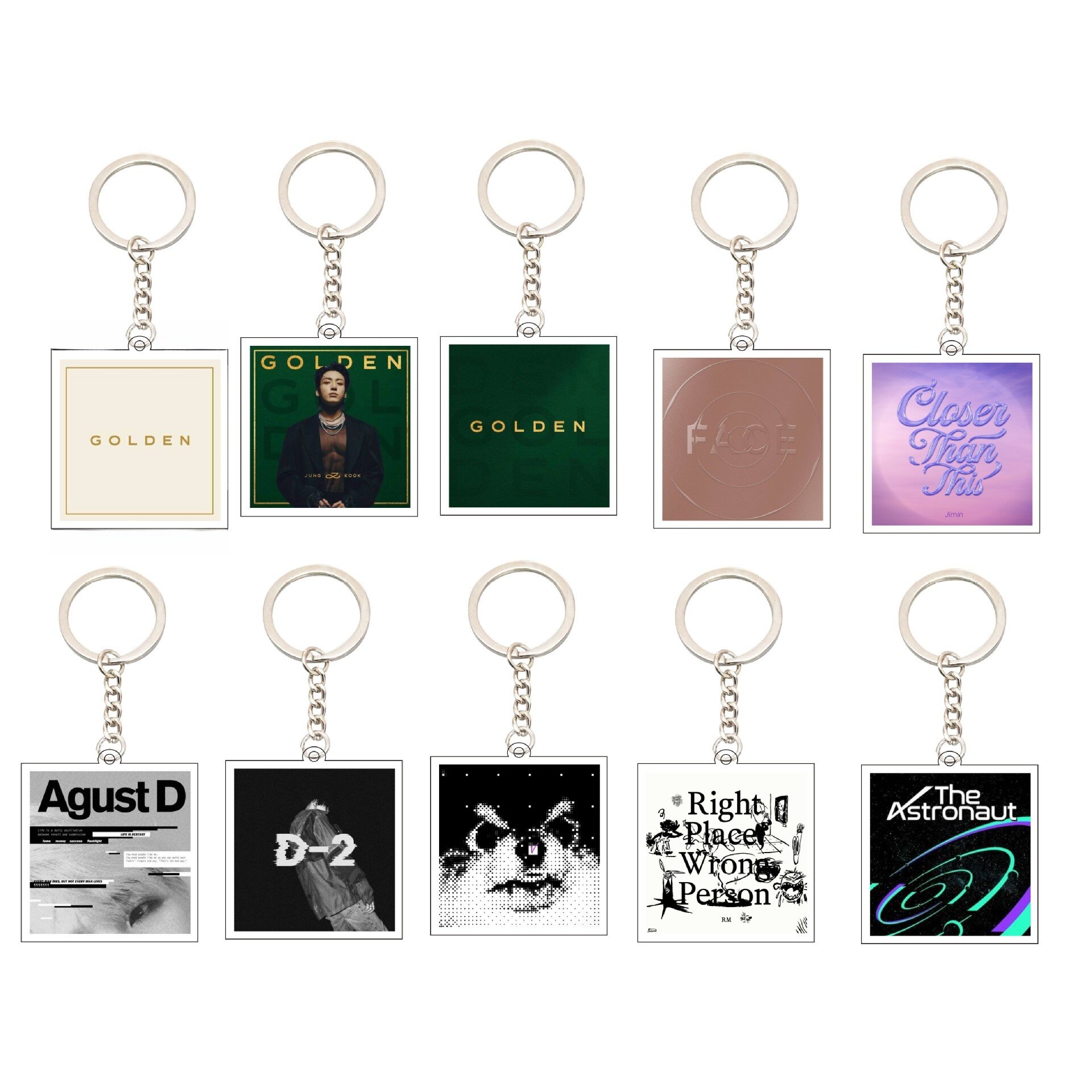BTS グク　アルバムキーホルダー BTS グク アルバムキーホルダー チャーム付② - メルカリ