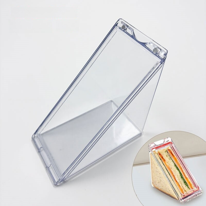 マグネット付き・サンドイッチ容器・透明・保存容器・再利用可能・AS食品素材|undefined