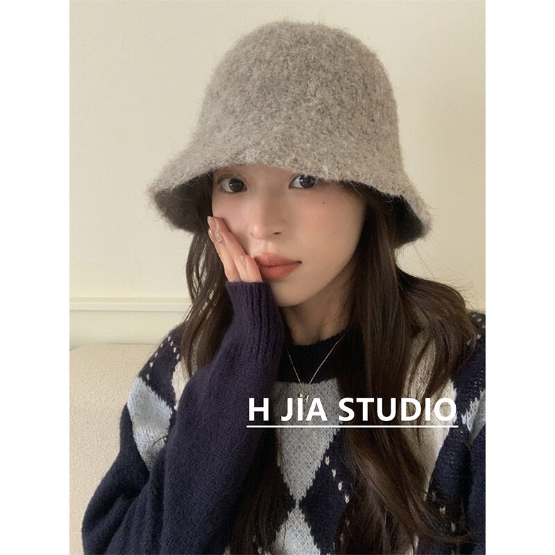 帽子｜秋冬・保暖・ラウンド・シンプル・可愛い・もこもこ|undefined