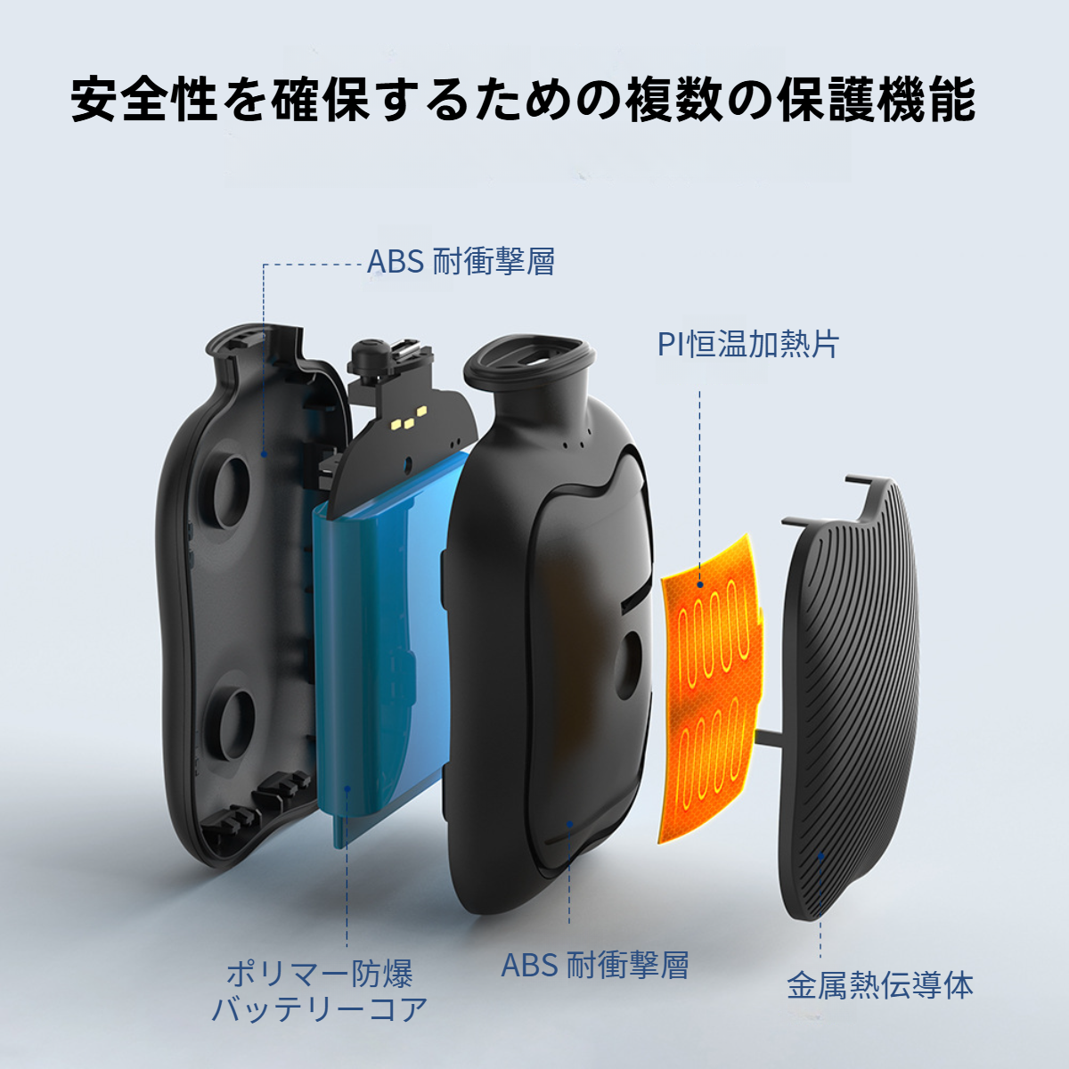 【即暖2秒！】充電式カイロ｜2個・磁気分離式・ハンドウォーマー・2in1・USB充電・湯たんぽ形状・ギフト|undefined