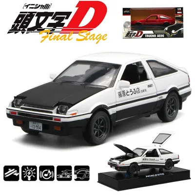 合金モデルカー・頭文字D・AE86・モデルカー・インテリア・子供用・おもちゃ・ギフトボックス入り