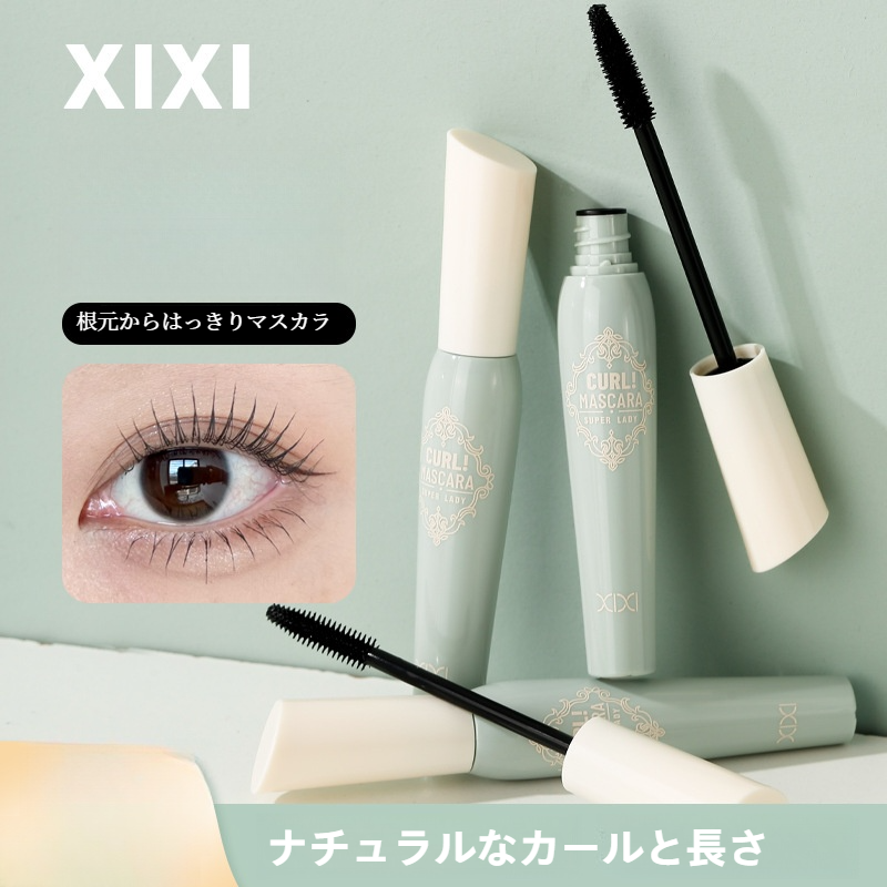 xixiマスカラ｜自然な長さ・濃密・カール・根元からはっきり・防水・汗に強い・にじみにくい・まつ毛マスカラ|undefined