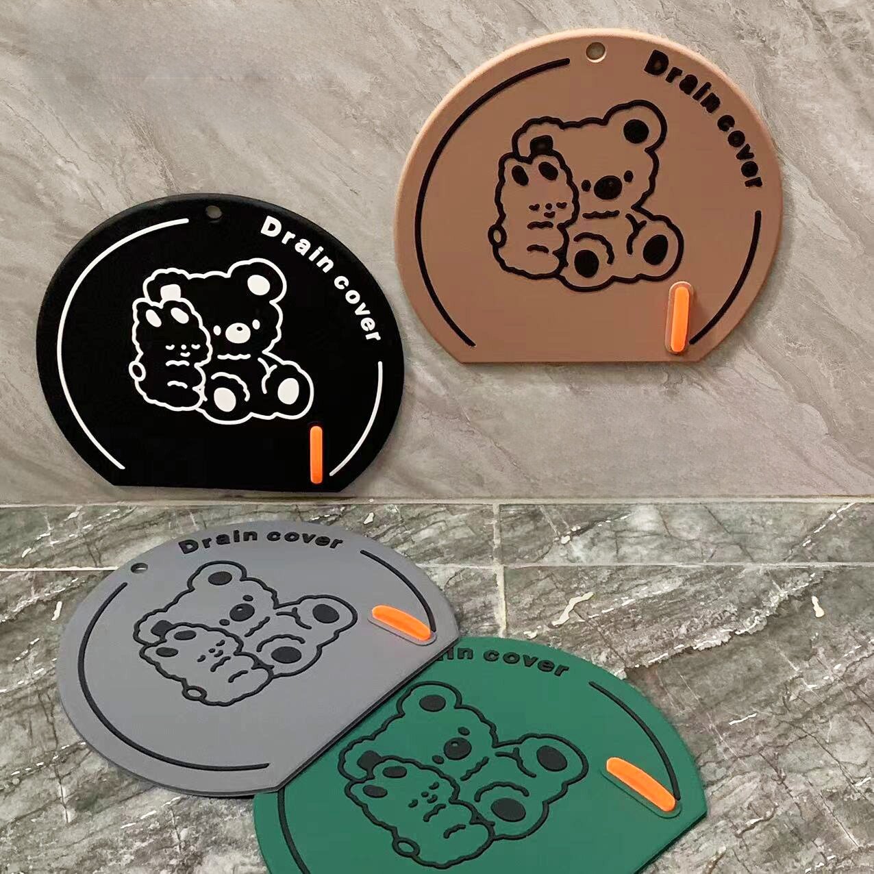 防臭排水口カバー・キッチン・バスルーム・トイレ用・虫防止・異臭防止・髪の毛キャッチャー・便利グッズ|undefined