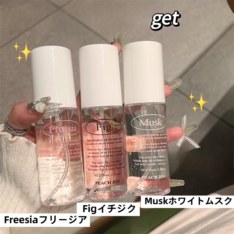 PEACH JO+ 香りスプレー｜衣類用・消臭・シンプル・ミニマリスト・男女兼用・淡い香水・可愛いー|undefined
