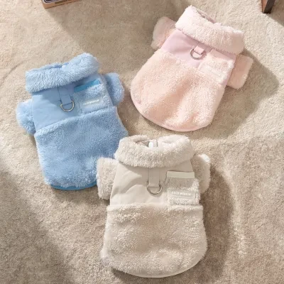 ペット用ジャケット｜冬用・中型犬・小型犬・保温・両面利用可能・猫用・犬服・リード可能