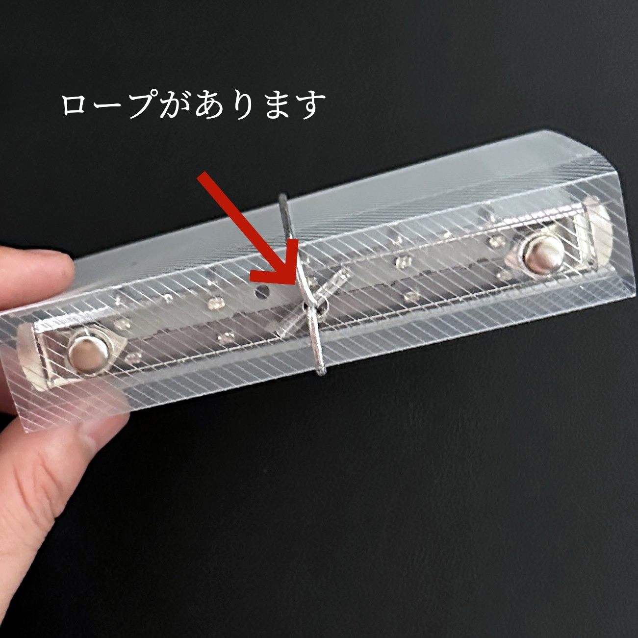 PVC透明3つ折りバインダー 手帳カバー｜推し活・M5サイズ・ポータブル・学生用日記・ノート用・カード収納ケース|undefined