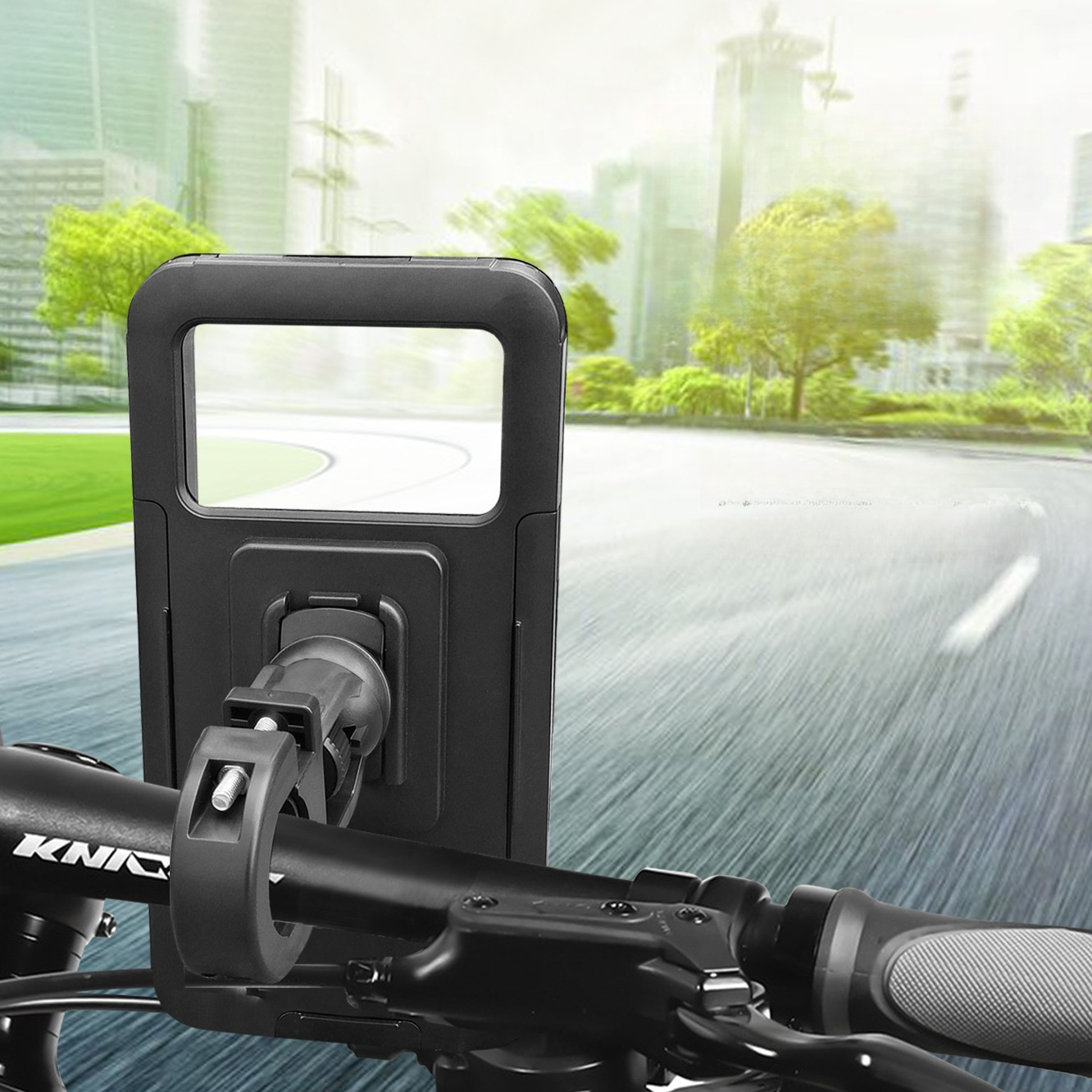 スマホホルダー｜自転車用・防水・スマホスタンド・新型・電動自転車・防雨カバー・衝撃吸収|undefined