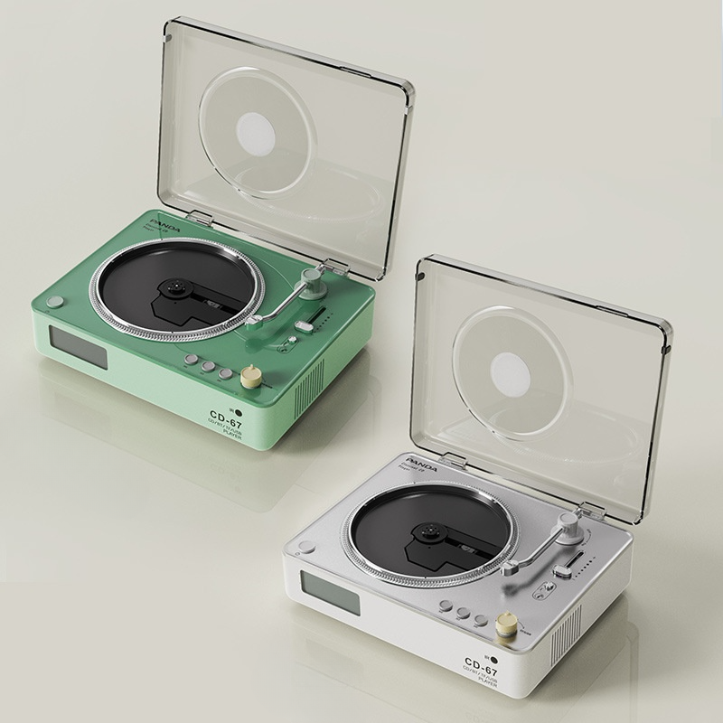 パンダCDプレーヤー|アルバム・Bluetoothスピーカー・音楽再生・コンパクト|undefined