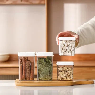 スパイス収納ボックス|食品グレード・分割型・キッチン用・調味料保存容器・密閉容器