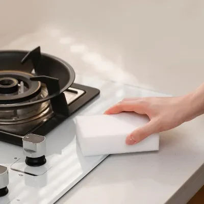 【５個入り】ナノスポンジ｜魔法のスポンジ・食器洗い・汚れ落とし・クリーニング・マジックスポンジ・便利