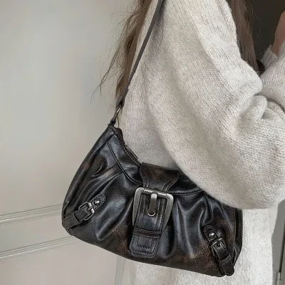 レトロバッグ｜Y2K・パンク・バイカー・脇下バッグ・ハンドバッグ・ショルダーバッグ