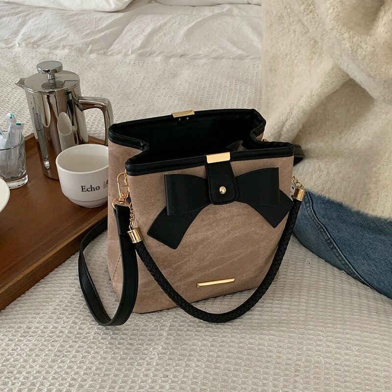 ハンドバッグ｜リボン・レトロ・アート・カジュアル・ショルダー・斜め掛け・レディース|undefined