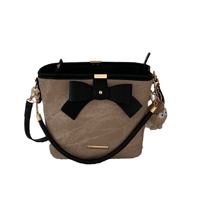 ハンドバッグ｜リボン・レトロ・アート・カジュアル・ショルダー・斜め掛け・レディース|undefined