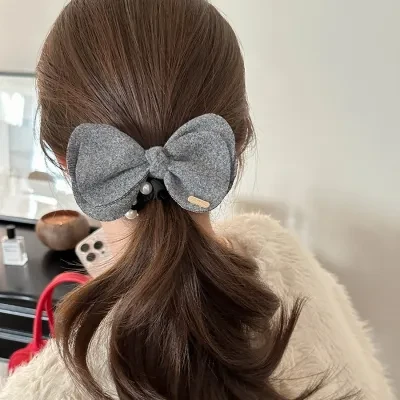 ヘアアクセサリー｜かわいい・リボン・パール・ヘアゴム・ポニーテール・ファッション・レディース