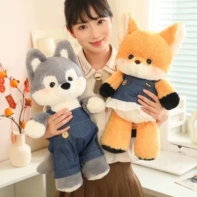 ぬいぐるみ｜かわいい・フォックス・抱き枕・グレーオオカミ・マニアック・誕生日プレゼント・女の子