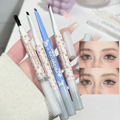 Stylish SUXIMEIDAアイブロウ｜ダブルエンド・三角形・防水・汗に強い・にじまない・ハードタイプ・自然な仕上がり・持続性・はっきり