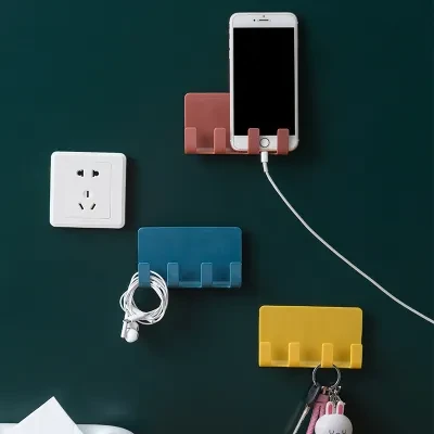 充電スタンド｜壁掛け・無痕・4フック・収納・スマートフォン・充電スタンド・アイパッド・クリエイティブ・便利