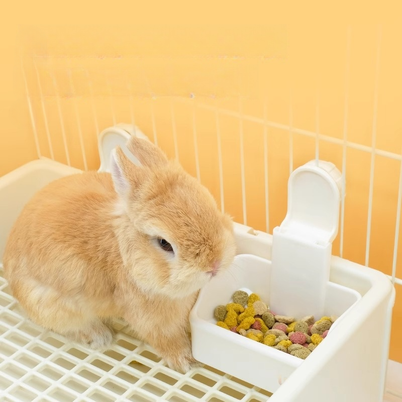 うさぎボウル｜大容量・食器・耐衝撃・噛みつき防止・ケージ用・モルモット・チンチラ用・固定可能|undefined