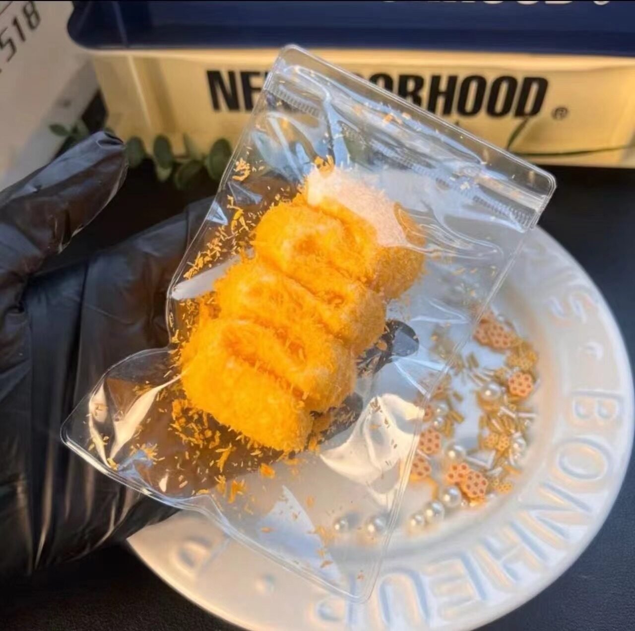 スクイーズ・もにもに・油で揚げたお菓子・ストレス解消・クリームバー・ココナッツ・楽しい・おもちゃ・squishy・ピンチ|undefined